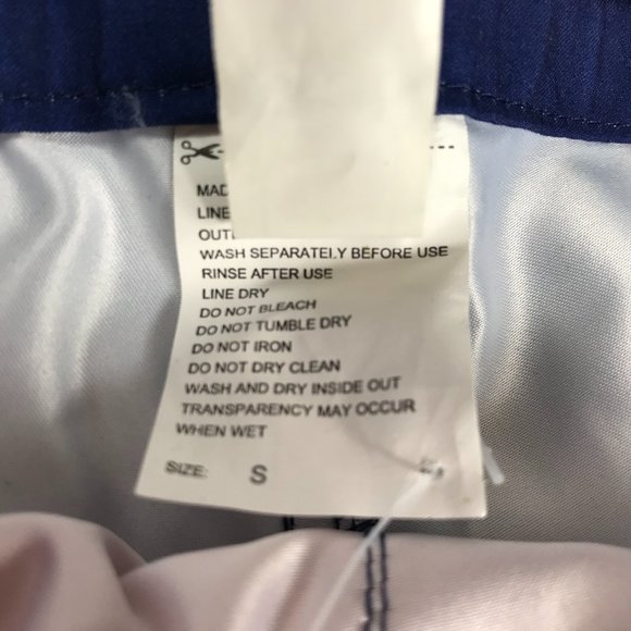 New NWT Swim JAYJAYS Shorts Cheeky Blue Red White Australian Aussie Flag Size S - Picture 3 of 11